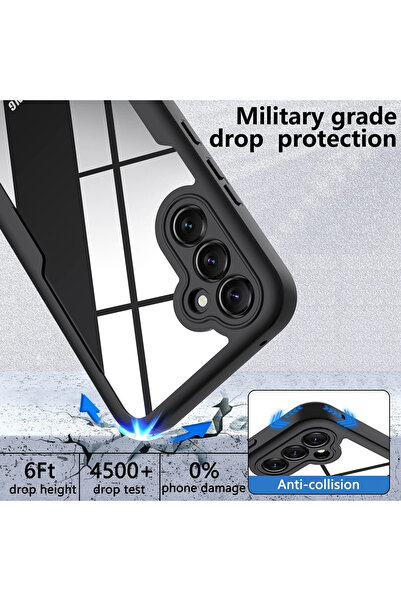 Techsuit Carcasă pentru Samsung Galaxy S24 Plus + Folie - Techsuit ColorVerse 360 Series - Albastră