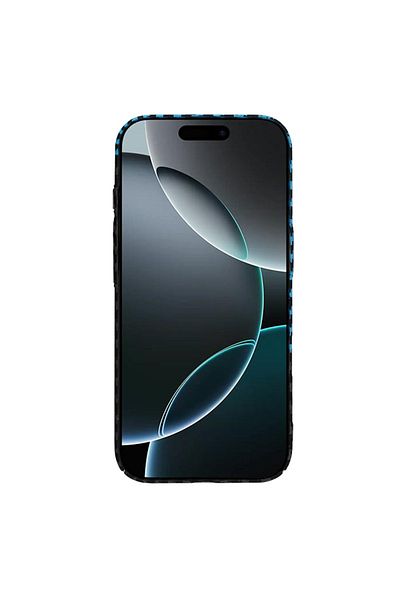 Techsuit Husă pentru iPhone 16 Pro - Techsuit Carbonite FiberShell - Blue Pulse