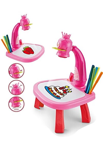 FULLJOY بروجكتور مع طاولة الوان -زهري 23-2031384