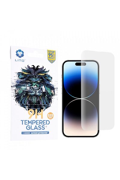 Lito IPhone 14 Pro Case - Lito 2.5D Classic Glass - Clear