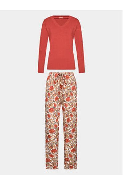Selmark Women's Pajamas P6973 Colorful, Orange