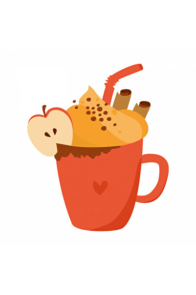 INOVATIX Set de 8 autocolante pentru cană de vin fiert, INOVATIX®. 6 cm