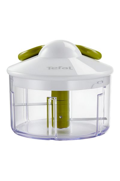 TEFAL مفرمة طعام يدوية بتصميم صديق للبيئة بقاعدة غير قابلة للانزلاق، 5 ثوانٍ، متعددة الألوان، 500 مل