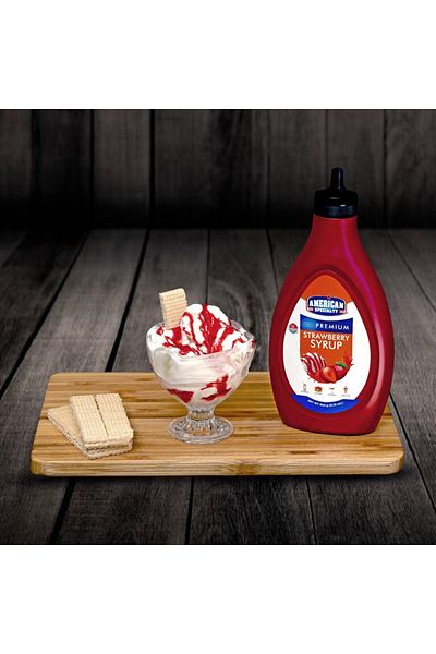 American Specialty Premium Strawberry Syrup - 600 grams