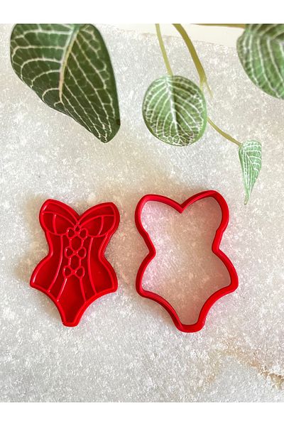 By Selen Suyolcu Corset Model Cookie Stamp and Cutter