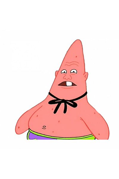 INOVATIX Set de 8 piese, autocolant cu cap de ac, Patrick Star Meme, INOVATIX®. 6 cm