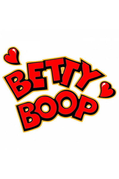 INOVATIX Set de 8 piese, autocolant cu logo-ul Betty Boop, INOVATIX®. 6 cm