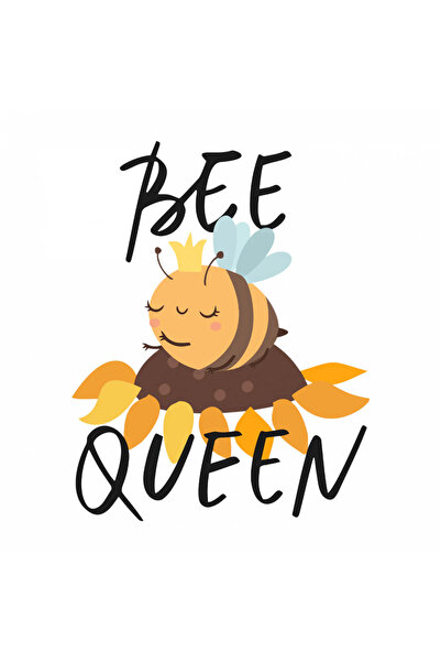 INOVATIX Set de 8 piese, autocolant albină regină, INOVATIX®. 6 cm