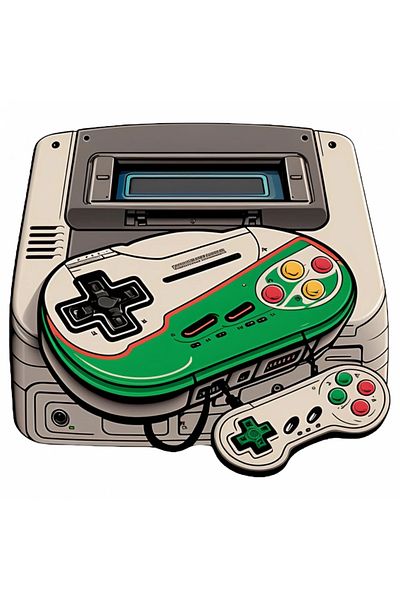INOVATIX Set de 8 piese, autocolant consolă Game Boy retro, INOVATIX®. 6 cm