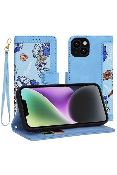 Techsuit IPhone 14 Case - Techsuit FlipCraft - Vibrant Blue