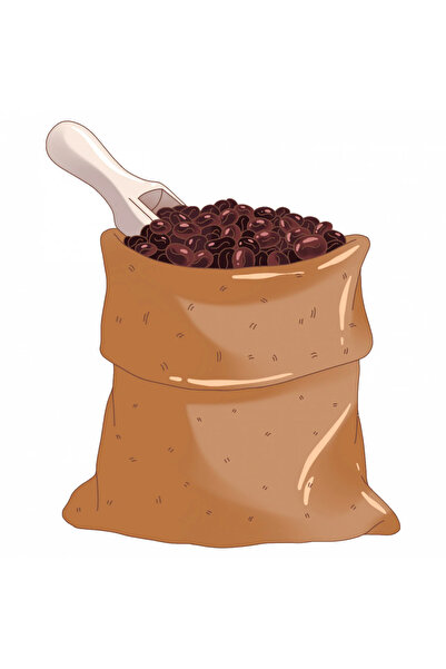 INOVATIX Σετ 8 τεμαχίων, Αυτοκόλλητο με Κόκκους Καφέ, INOVATIX®. 6 εκ.