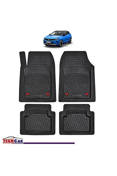 TEAMCAR ® Tray Type Car Mats Compatible With Opel Grandland (2021–PRESENT) - Suv