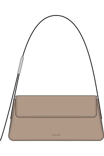 Calvin Klein Calvin Klein Women Crockery Belted Small Shoulder Bag