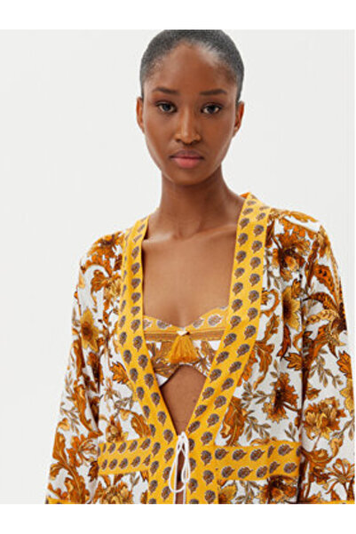 Selmark Kimono pentru femei BM297 Galben