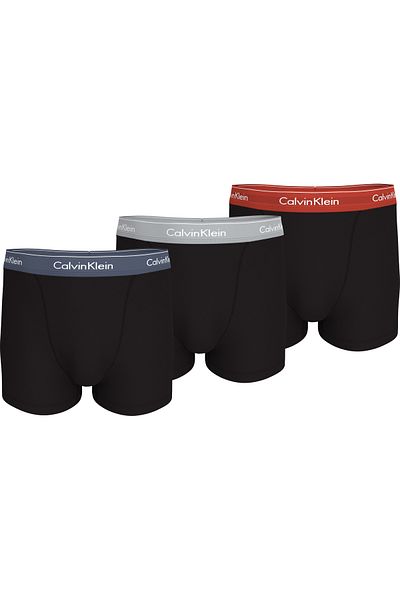 Calvin Klein Calvin Klein Men Multicolor Relaxed Dart Trunk Pack of 3