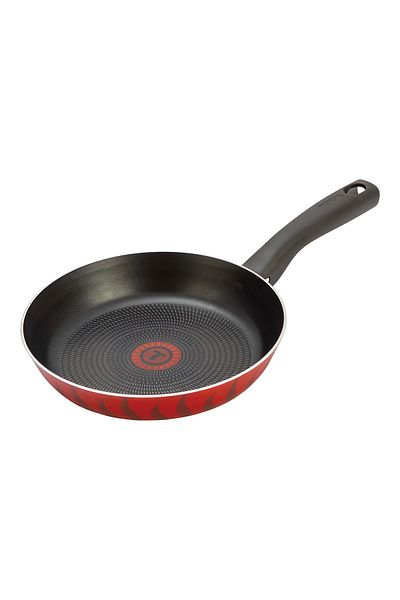 TEFAL Tempo Non Stick Frypan Black and Red 24cm