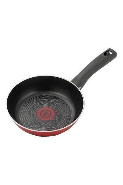 TEFAL Tempo Non Stick Frypan Black and Red 20cm