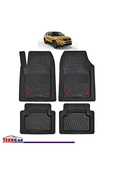 TEAMCAR ® Tray Type Car Mats Compatible With Suzuki Vitara 4 (2015 ) - Suv