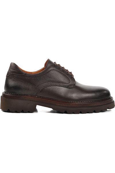 CLASS WOOD Classwood 19880 high sole genuine leather men's casual shoes skin brown