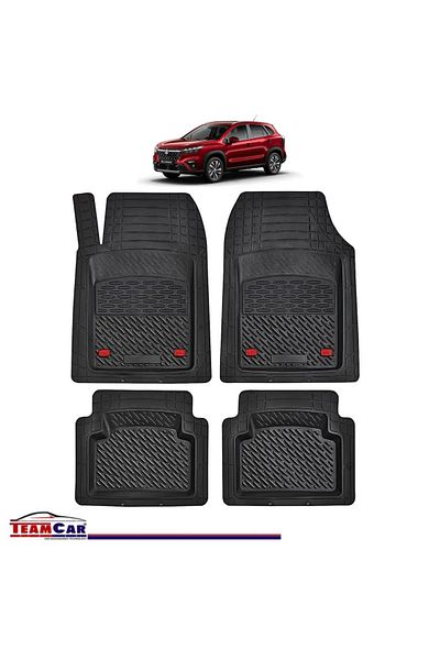 TEAMCAR ® Tray Type Car Mats Compatible With Suzuki Sx4 S-cross Ii (2021–PRESENT) - Suv