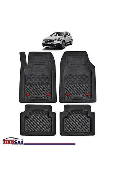 TEAMCAR ® Tray Type Car Mats Compatible With Suzuki Sx4 S-cross (2013–2021) - Suv