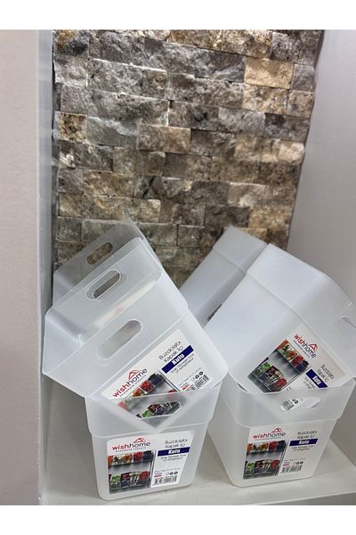 ARİN MODA Ari̇n Homteksden 10-Piece Refrigerator Organizer Plastic Measures-9/9/9 cm