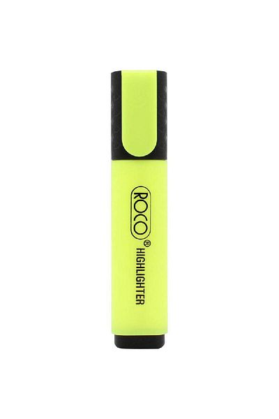 Roco Highlighter – 1.2–5 mm Chisel Tip, Yellow