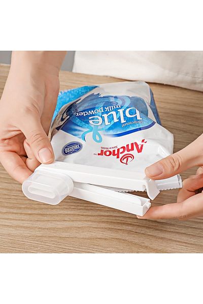 COOYA Food Sealing Clip,Flip Lid Food Sealer Seal Pour Food Storage Bag Clip Double Opening Sealed Clips
