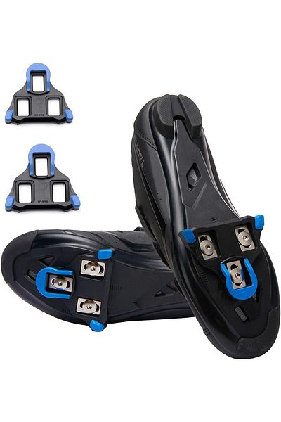 fulina Bicycle Cleats,Pack of 2,with 6 screws and washers made for Indoor Cycling or Road Bike