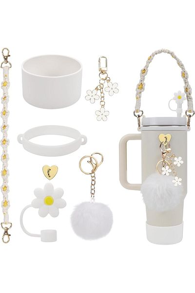 fulina Hand-woven silicone cup chain accessories,for 40oz & 30oz Tumbler