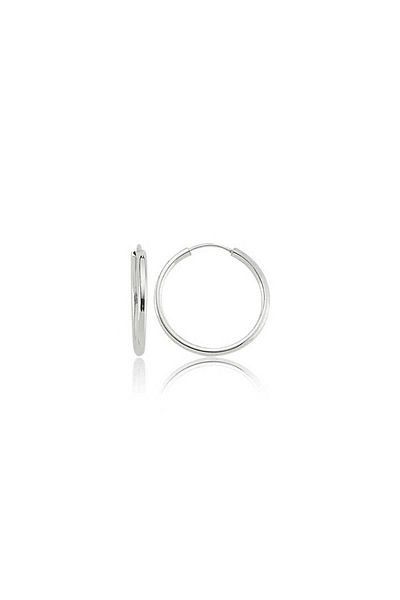 norsary Silver Small Size Hoop Earrings