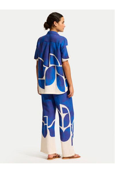 Seafolly Pantaloni din material textil pentru femei 55456-PA albaștri