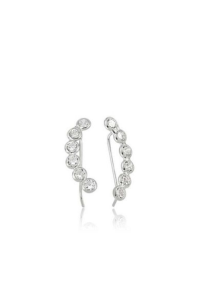 norsary Silver Waterway Earrings