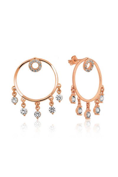 norsary Silver Hoop Earrings