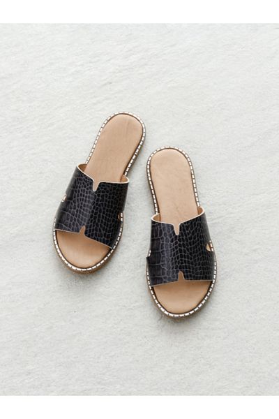 Munshoes Γυναικείες παντόφλες Donna Γνήσιο Δέρμα