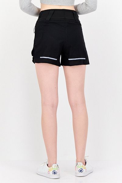 adidas Women Sportswear Fit 4 Inseam Training Shorts, Black