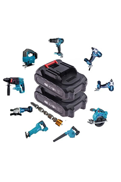 FİAPFO Set complet de 2 baterii APF® de 18V 7500mAh + biț magnetic cu 2 capet...