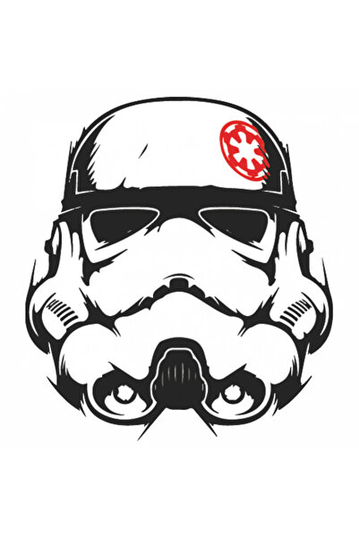 INOVATIX Set de 8 piese, autocolant Starwars Stormtrooper, INOVATIX®. 6 cm