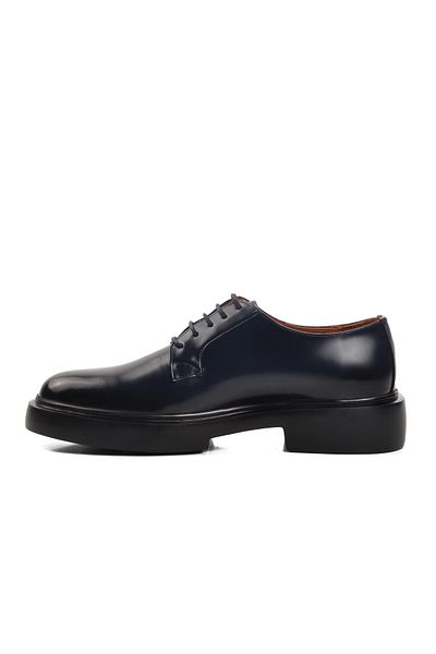 CLASS WOOD Classwood 19888 Opening Genuine Leather Men's Classic Shoes Opening Navy Blue
