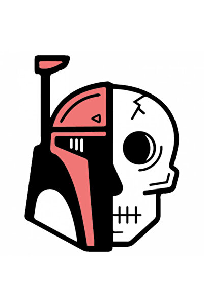 INOVATIX Set de 8 piese, autocolant Starwars Dead Feet, INOVATIX®. 6 cm