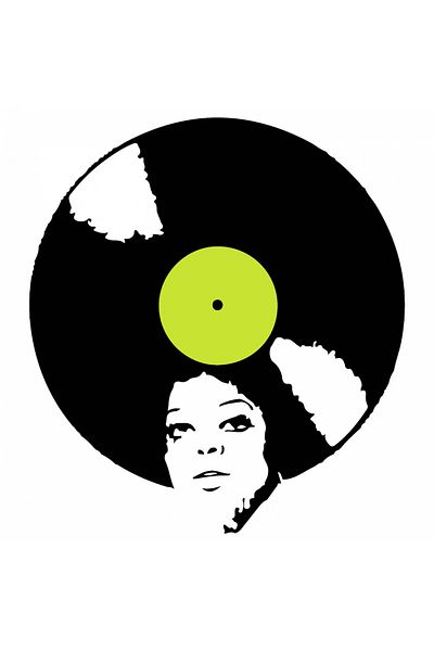 INOVATIX Set de 8 bucăți, autocolant vinil afro, INOVATIX®. 6 cm