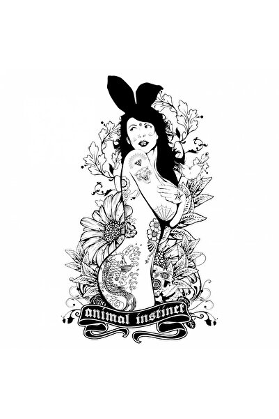 INOVATIX Set de 8 piese, autocolant Instinct animal, INOVATIX®. 6 cm