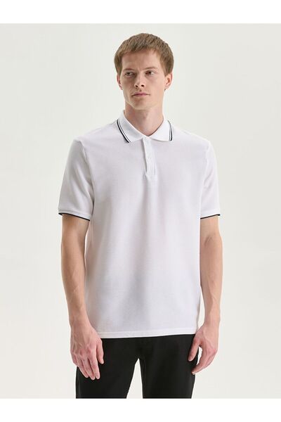 LC Waikiki Ανδρικό κοντομάνικο μπλουζάκι με λαιμόκοψη LCW Vision