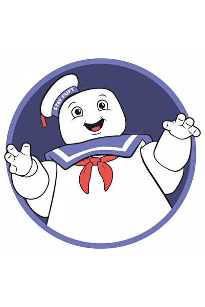 INOVATIX Set de 8 bucăți, autocolant Stay Puft Marshmallow, INOVATIX®. 6 cm