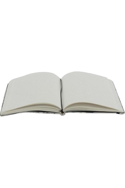 Roco دفتر رخامي - A5، 192 صفحة (96 ورقة)، مسطر، أبيض