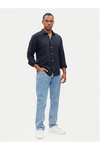 Pepe Jeans Cămașă bărbătească PM308844 Bleumarin