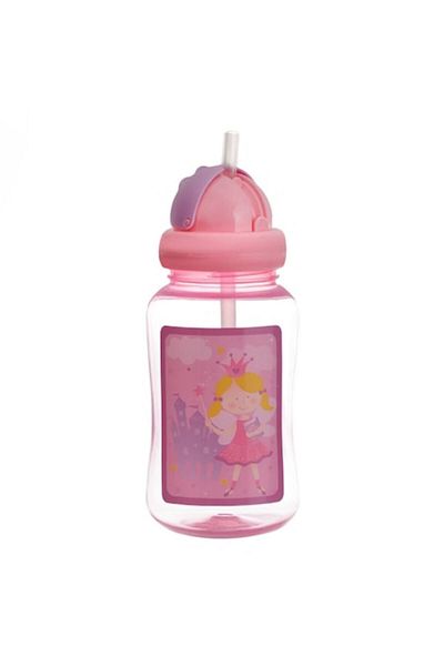 SyaMAG Sticla Apa Plastic, Printese, Capacitate 400ml, Multicolor, Pai Incorporal, Fete