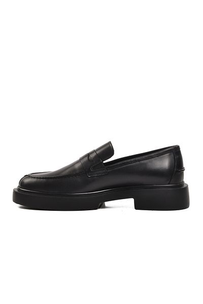 CLASS WOOD Classwood 19883 Genuine Leather Laceless Men's Casual Shoes Black