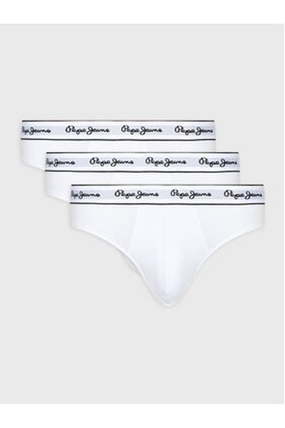 Pepe Jeans Men's Set of 3 pairs of briefs PMU10970 White