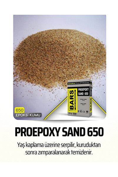 BARS Epoksi Zemin İçin Yüksek Dayanımlı Silisyum Kum – 0-400 Mikron, 20 Kg Kr...